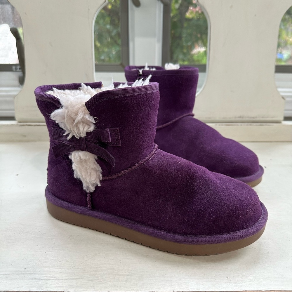 Kids Koolaburra By UGGs Purple Boot, size 3